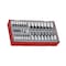 Teng Tools TTBS35 - 35 Piece 1/4"-3/8" Drive Socket Set TTBS35 - alternate 1